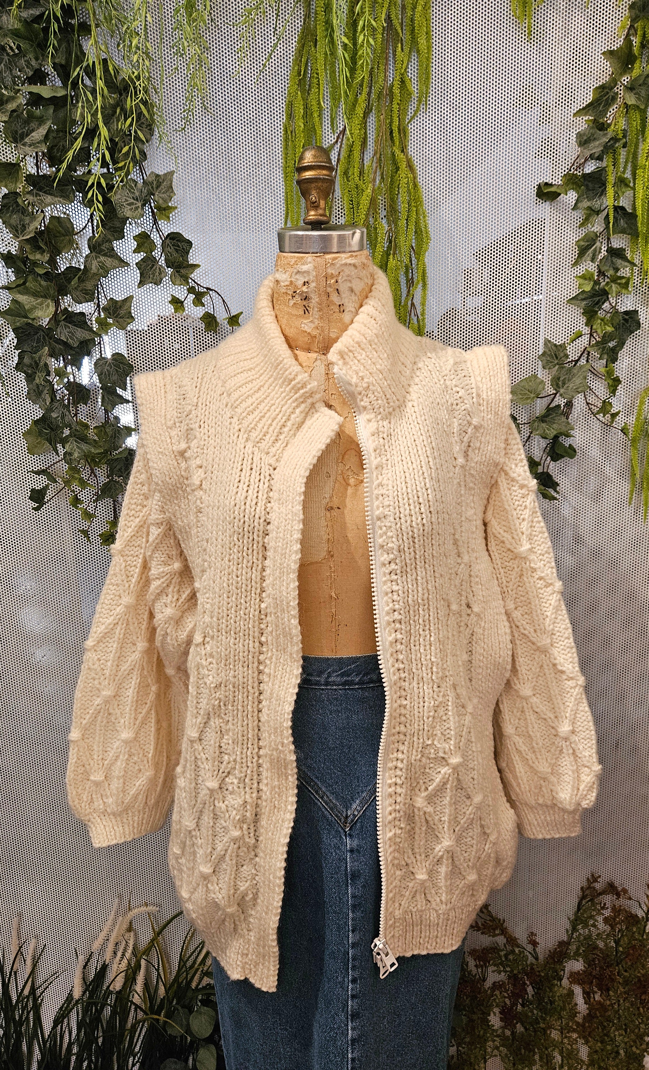 Vintage Hand Knit Cardigan