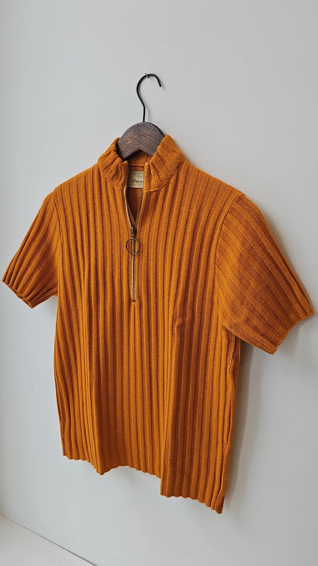 1970’s Orange Knit Top