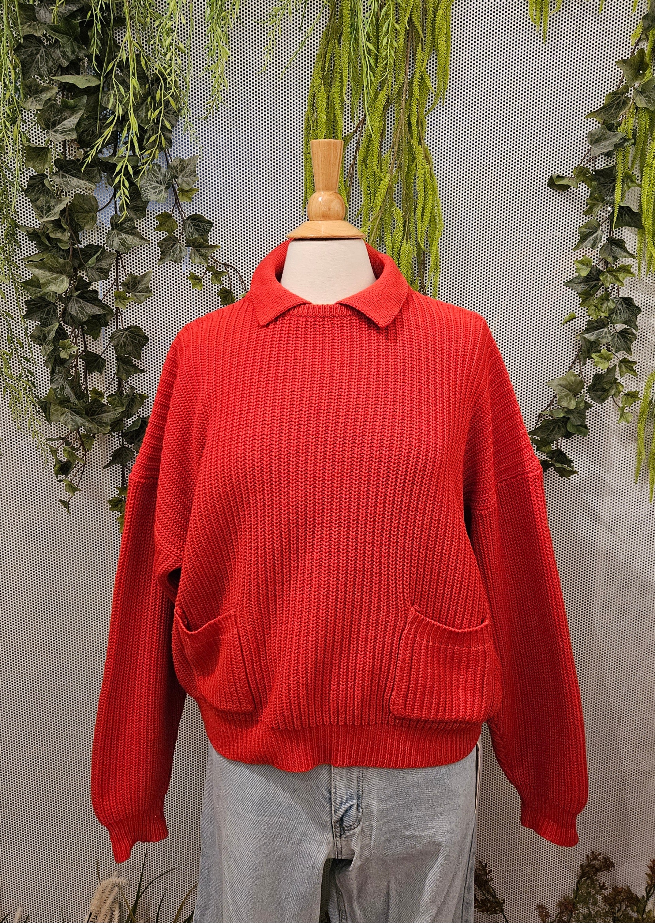 1980’s Collared Knit Sweater