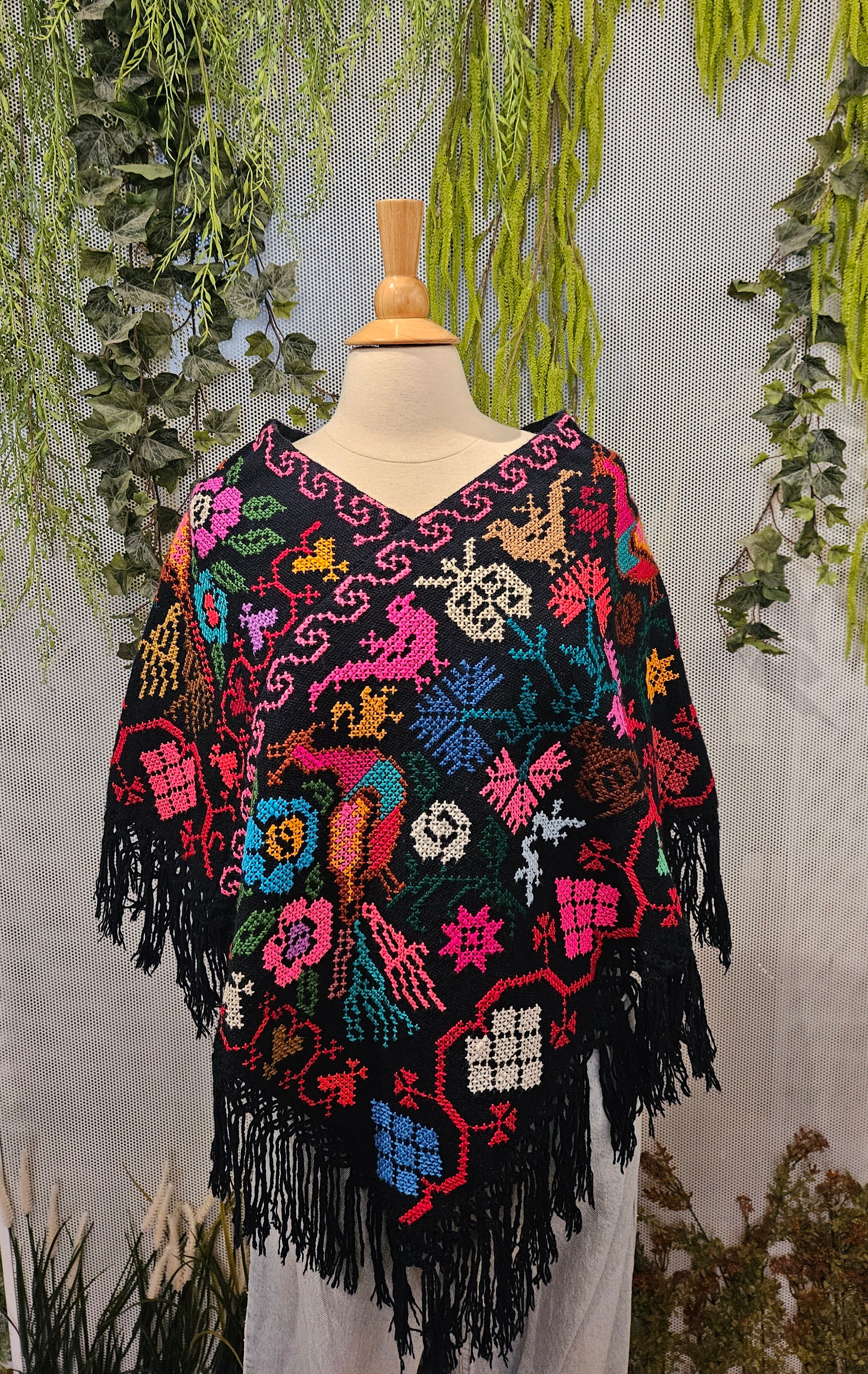 1960’s Patterned Poncho