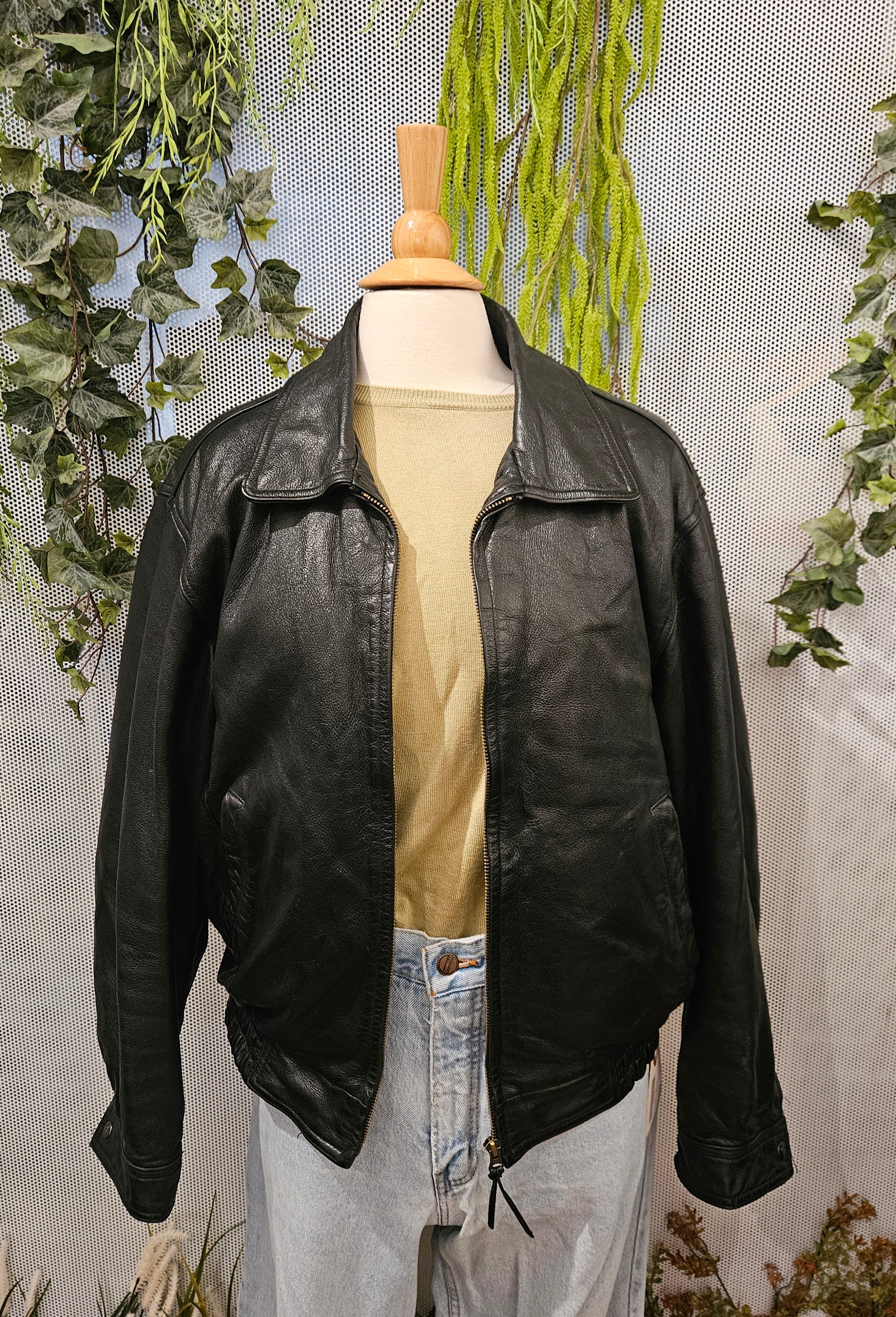 1990’s Leather Bomber Jacket