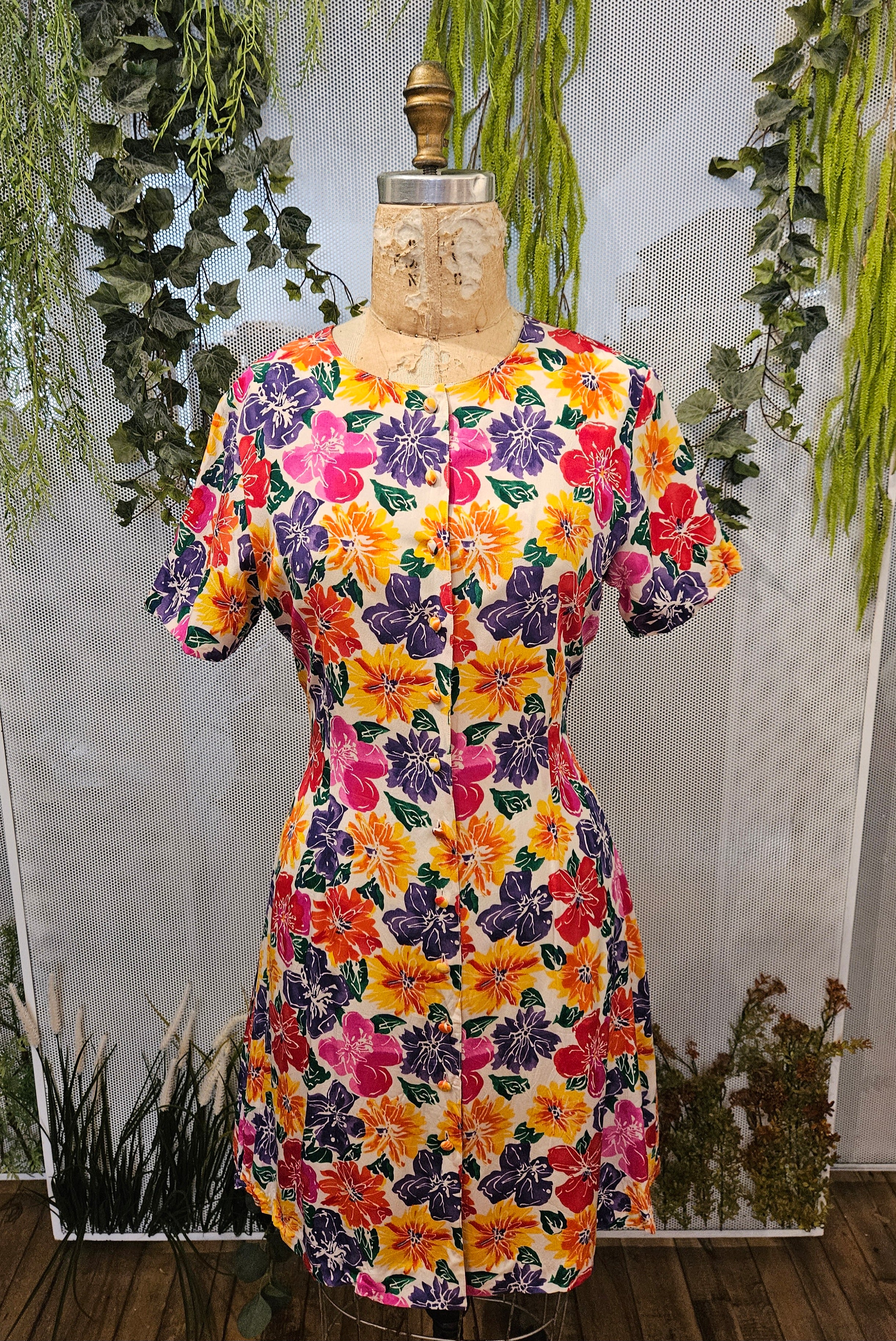 1990’s Floral Sun Dress