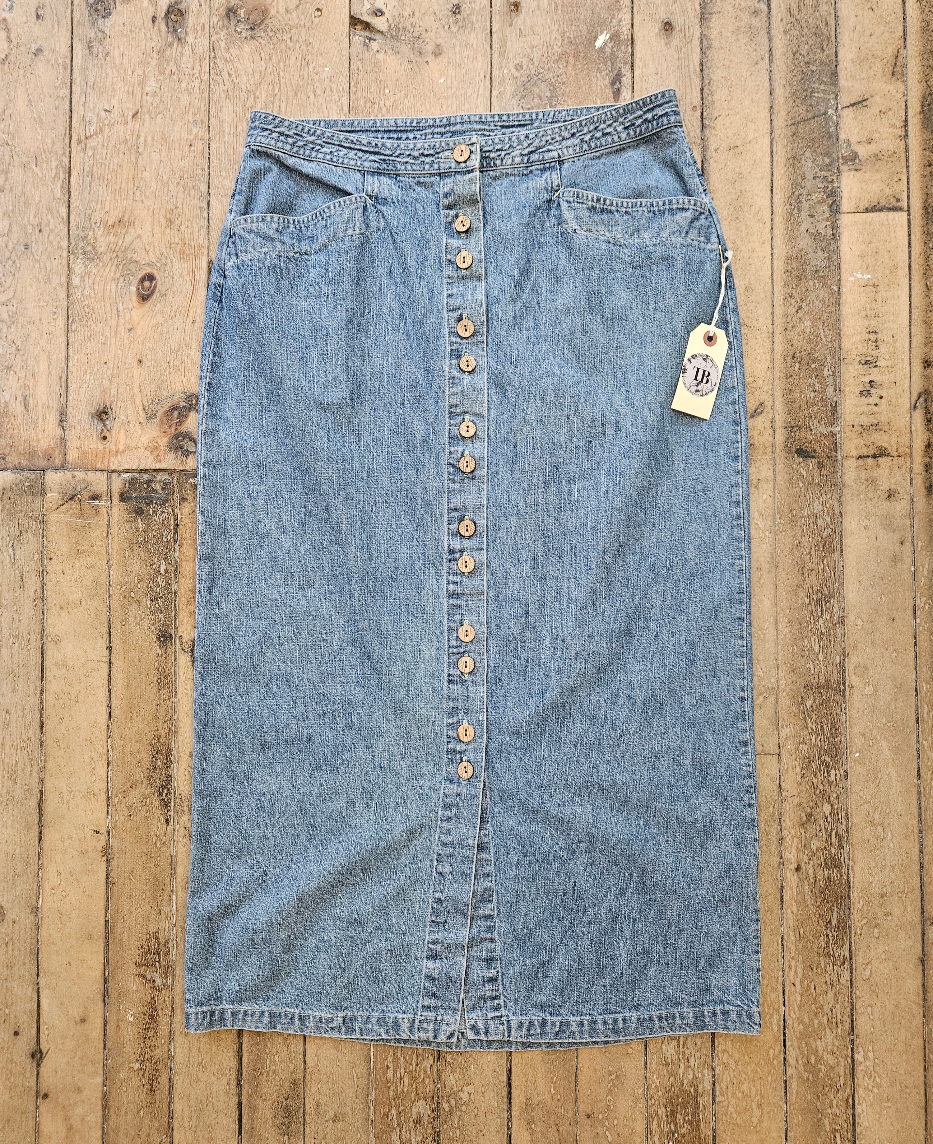 1990’s Midi Denim Skirt